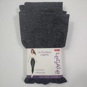Legale On The Move Leggings S/M High Waist Charcoal